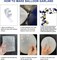 Blue Silver Balloons Garland Kit, 120 pcs Navy Blue and Silver Confetti White Balloons Arch for Graduation, Birthday Party, Wedding DIY Decoration